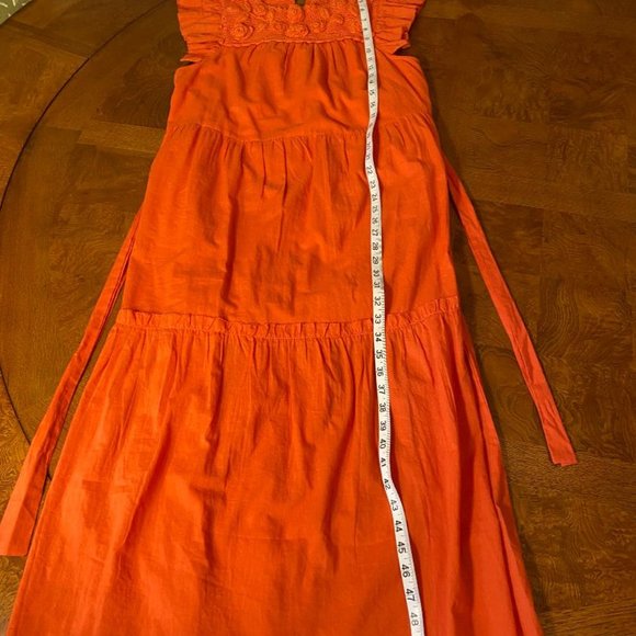 St. Roche Kite Dress in Burnt Orange Size 6 - Picture 8 of 13